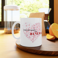 Caregivers Project White Ceramic Mug, 11oz and 15oz