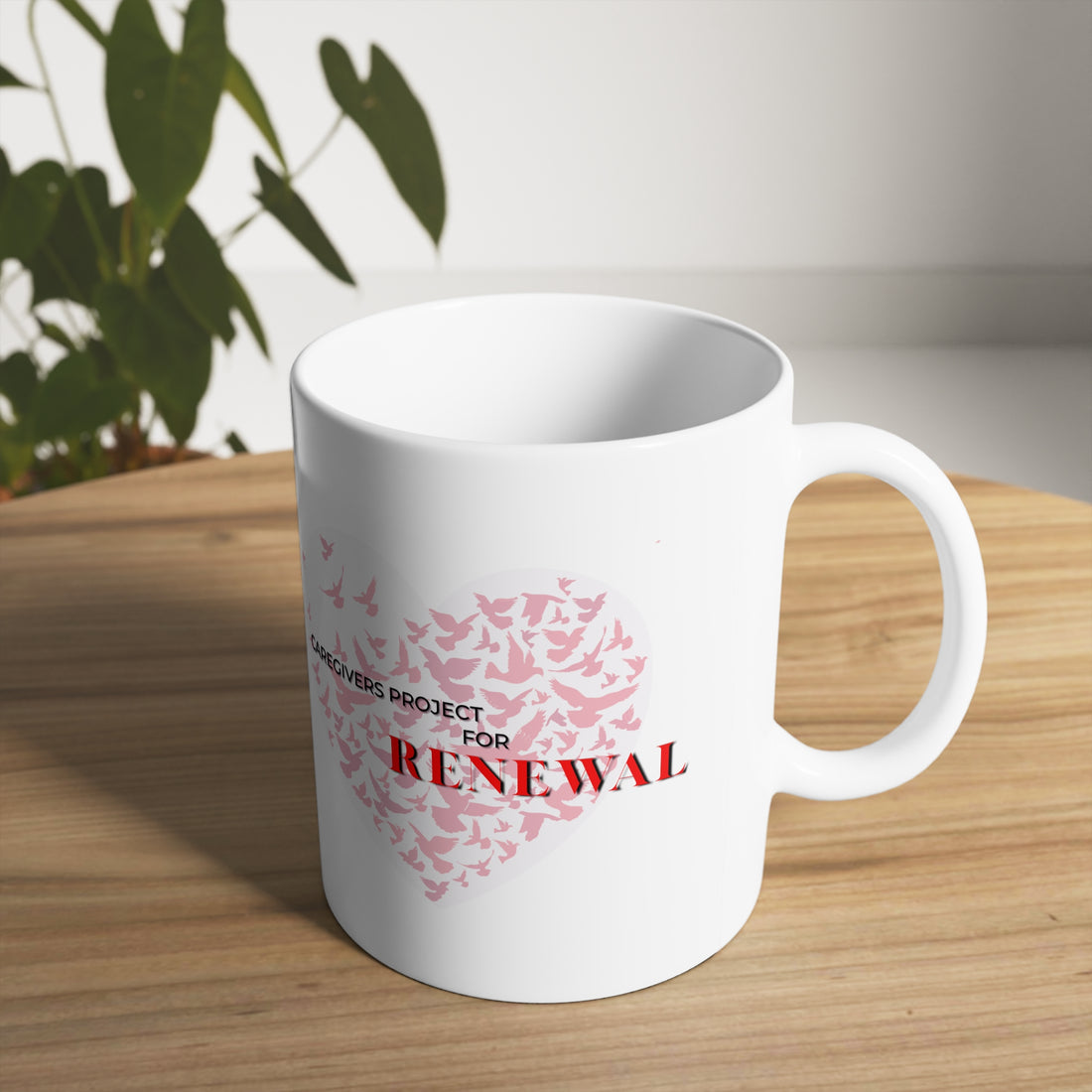 Caregivers Project White Ceramic Mug, 11oz and 15oz